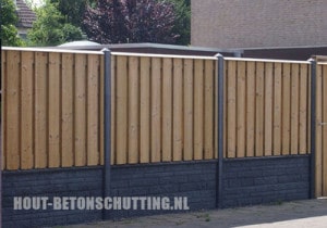 Betonnen schutting