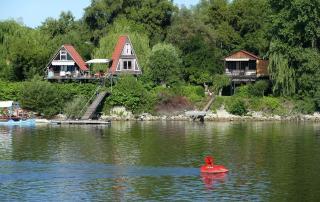 huisjes aan het water