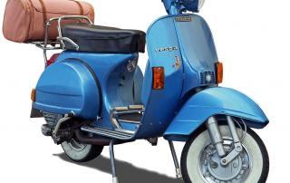 scooter-blauw